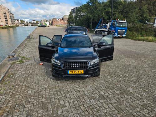 Audi Q5 2.0 Tfsi Quattro S-line S-tronic 2011 Zwart, Auto's, Audi, Particulier, Q5, 4x4, ABS, Adaptive Cruise Control, Airbags