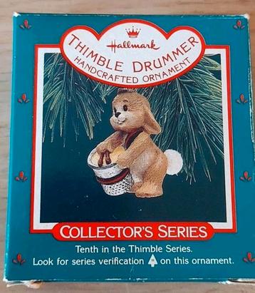 HALLMARK THIMBLE DRUMMER KEEPSAKE ORNAMENT-KONIJNTJE beschikbaar voor biedingen
