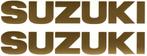 Suzuki sticker set #10, Motoren, Accessoires | Stickers, Verzenden