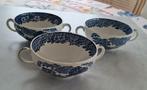 3 Mooie soepkommen - Enoch Wedgwood Tunstall / Woodland, Antiek en Kunst, Antiek | Servies los, Ophalen of Verzenden