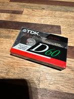 TDK cassettebandje D60, Cd's en Dvd's, Cassettebandjes, Verzenden, Overige genres, 1 bandje, Nieuw in verpakking