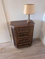 Klein houten ladekastje halkastje hobbykastje nachtkastje, Huis en Inrichting, Kasten | Ladekasten, Ophalen, Gebruikt, Eikenhout