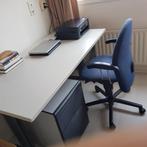 Moderne Kantoor Bureau + Stoel +3xLader Organisator ., Huis en Inrichting, Bureaus, Zo goed als nieuw, Ophalen, Bureau