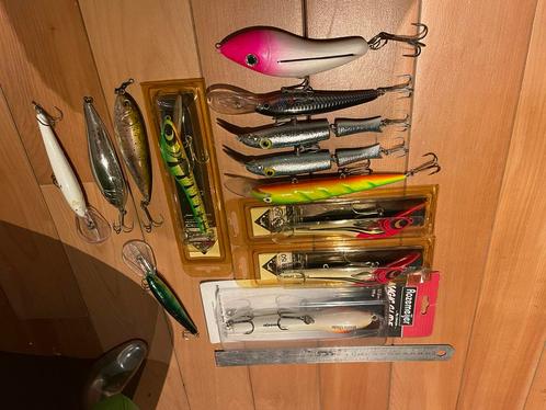 Biggame pluggen voor Tonijn, Barrakuda en Wahoe 13stuks, Watersport en Boten, Hengelsport | Zeevissen, Zo goed als nieuw, Ophalen of Verzenden