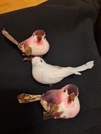 Vogeltjes op clip kerstversiering, Ophalen of Verzenden
