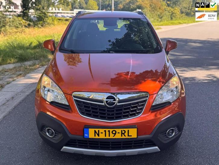 Opel Mokka 1.6 Cosmo trekhaak nette auto!, Auto's, Opel, Bedrijf, Te koop, Mokka, ABS, Airbags, Airconditioning, Boordcomputer