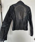 Goosecraft leren jas met studs , zgan , 36/38, Maat 38/40 (M), Goosecraft, Zwart, Ophalen of Verzenden