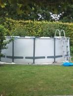 Te koop 2de hands Zwembad inclusief warmte pomp, Gebruikt, Rond, 300 cm of meer, Opzetzwembad