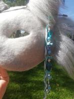 Therian masker kralen hanger blauw accessorie, Ophalen of Verzenden, Nieuw