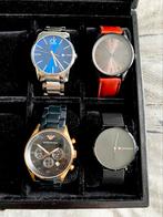 Heren horloges te koop, Sieraden, Tassen en Uiterlijk, Ophalen of Verzenden, Zo goed als nieuw, Staal, Overige merken