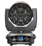 4x Wash Moving head 19x15 LED zoom | Flightcase, Ophalen of Verzenden, Nieuw, Licht, Kleur