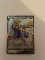 Zacian V Pokémon Kaart, Ophalen of Verzenden, Zo goed als nieuw, Losse kaart, Foil