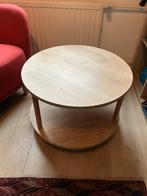 Ronde koffietafel met twee niveaus, Huis en Inrichting, Tafels | Salontafels, Ophalen, 50 tot 100 cm, 50 tot 100 cm, Zo goed als nieuw