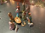 Oude kerstbeeldjes., Verzamelen, Beelden en Beeldjes, Ophalen of Verzenden, Gebruikt