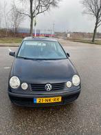 Volkswagen Polo 1.2 47KW 2003 Zwart, Auto's, Origineel Nederlands, Te koop, 5 stoelen, Benzine