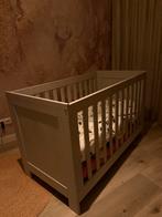 Ledikant, grijs, eikenhout inclusief matras, Ophalen, Gebruikt, Eenpersoons, Ledikant