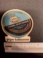 Vintage sticker Flying Dutchman pijp tabak, Ophalen of Verzenden