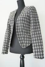 ONLY Geweldig Jasje/Colbert/Vest zwart/Wit Geruit S 36, Only, Zwart, Ophalen of Verzenden, Zo goed als nieuw