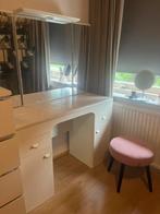 Vintage kaptafel wit, Huis en Inrichting, Tafels | Kaptafels, Zo goed als nieuw, Minder dan 100 cm, Hout, 50 tot 100 cm