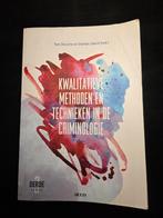 Kwalitatieve methoden en technieken in de criminologie, Boeken, Wetenschap, Gelezen, Sociale wetenschap, Ophalen of Verzenden