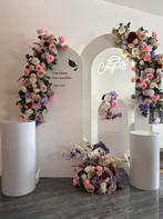 Backdrops, tafels, stoelen servies en decoratie voor verhuur, Hobby en Vrije tijd, Feestartikelen | Verhuur, Ophalen, Zo goed als nieuw