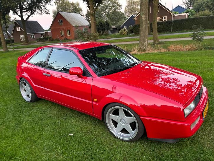 Volkswagen Corrado 1.8 G60 118KW U9 1989 Rood, Auto's, Volkswagen, Particulier, Corrado, Mistlampen, Open dak, Benzine, Coupé