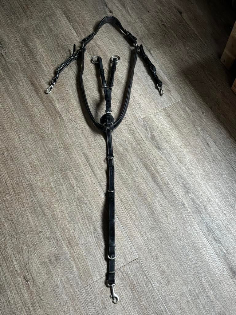 Dy’on Bridge Borsttuig met martingaal pony zwart, Dieren en Toebehoren, Paarden en Pony's | Hoofdstellen en Tuigage, Ophalen of Verzenden