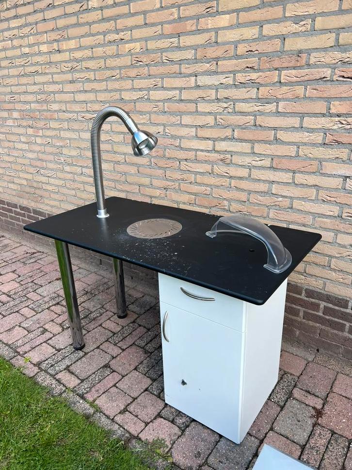 Purex nageltafel afzuiging, Huis en Inrichting, Bureaus, Gebruikt, Bureau, Elektrisch, Ophalen