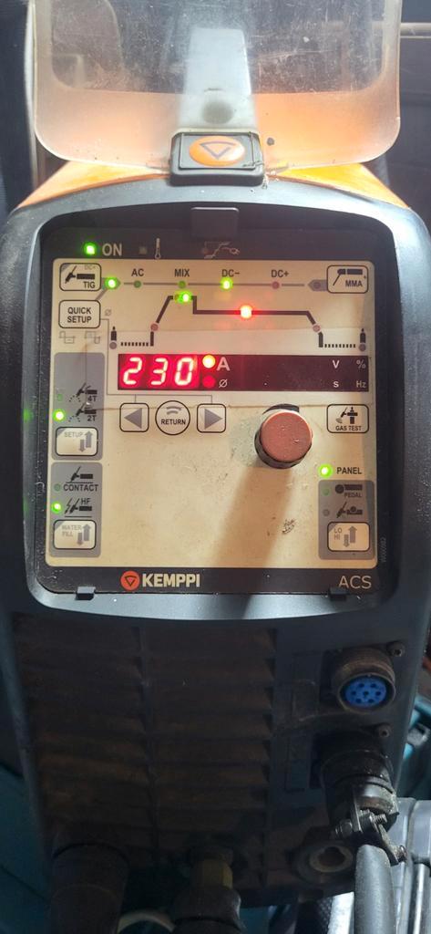 Kemppi mastertitel mls acdc, Doe-het-zelf en Verbouw, Gereedschap | Lasapparaten, Tig, 150 tot 250 ampère, Ophalen