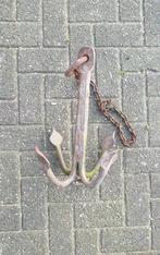 Oude boot anker ijzer ouderwets, Watersport en Boten, Ophalen, Gebruikt, Ankeren en Afmeren, Zeilboot of Motorboot