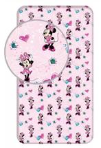 Minnie Mouse Hoeslaken 90x200 cm - Disney, Nieuw, Meisje, Ophalen of Verzenden, Roze