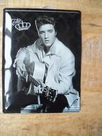 ELVIS PRESLEY PRULLARIA METALEN BORDEN CANVAS GLAZEN, Ophalen, Foto of Kaart