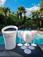 6 MOËT & CHANDON   glazen + Ice-Bucket + GRATIS ijsschep ‼️, Ophalen of Verzenden, Nieuw