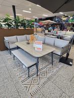 Showmodel Burela lounge dining set 6-delig te koop, Tuin en Terras, Tuinsets en Loungesets, Verzenden, 6 zitplaatsen, Aluminium