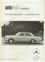 Folder Mercedes-Benz 250 SE (testoverdruk - ca.1966), Verzenden, Gelezen, Mercedes