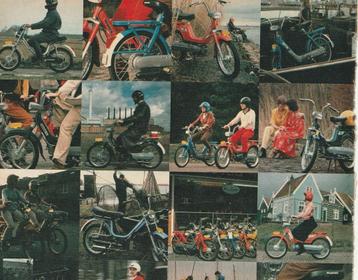 Retro reclame 1979 Piaggio brommer allerlei types beschikbaar voor biedingen
