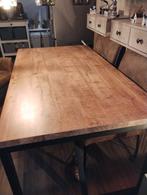 Mangohouten Eetkamertafel 160x90, Huis en Inrichting, Tafels | Eettafels, Ophalen, Rechthoekig, 150 tot 200 cm, 50 tot 100 cm