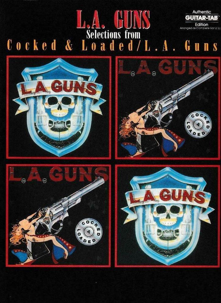 TAB gitaar. :L.A. Guns Selections from Cocked & Loaded/L.A, Muziek en Instrumenten, Bladmuziek, Gebruikt, Artiest of Componist