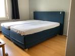 Boxspring Swiss Sense, volledig elektrisch, Huis en Inrichting, Ophalen, Gebruikt, Blauw, Tweepersoons