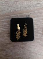 gouden roestvrijstalen oorbellen van Finaste, Hangers, Nieuw, Ophalen of Verzenden, Goud
