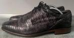 Ambiorix.  Leren veterschoenen.  Mt 42 1/2., Ambiorix., Zwart, Ophalen of Verzenden, Zo goed als nieuw