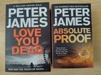2× Peter James, Boeken, Ophalen of Verzenden, Gelezen, Peter James, Fictie