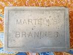 Mooie antieke Martell's Brandies luciferdoos uit Engeland., Antiek en Kunst, Antiek | Koper en Brons, Ophalen of Verzenden, Koper