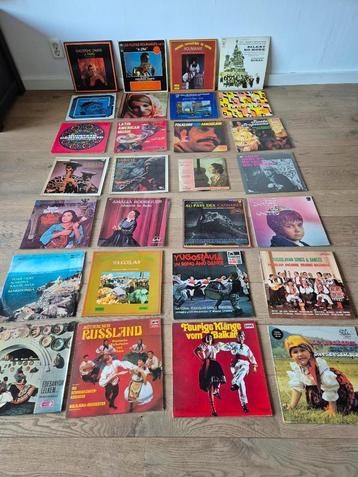 Lp's diversen 28 stuks o.a. Jiddisch, fado, latin ea. beschikbaar voor biedingen