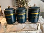 Koffie Thee Suiker. Oude voorraad bussen, Ophalen of Verzenden