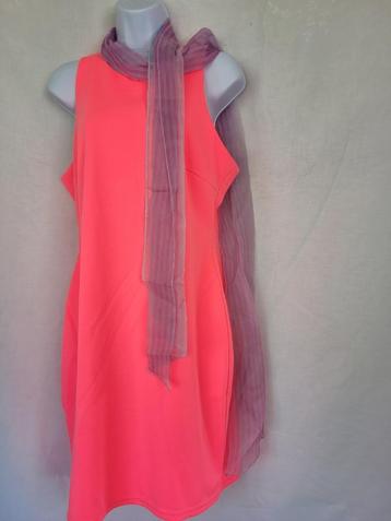 Mooie doorschijnende paars-blauwe sjaal 20x200 beschikbaar voor biedingen