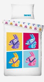 Fortnite Dekbedovertrek 140x200 - 2 zijdig - Verzenden, Eenpersoons, Wit, Dekbedovertrek, Nieuw