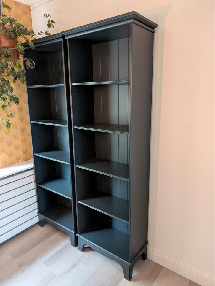 Ikea Lommarp Boekenkasten blauwgroen, Huis en Inrichting, Kasten | Boekenkasten, Gebruikt, 50 tot 100 cm, 150 tot 200 cm, 25 tot 50 cm