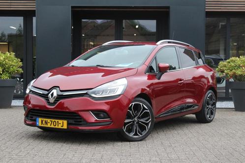 Renault Clio Estate TCe 120 Intens Automaat-Ecc-Navi-Half Le, Auto's, Renault, Te koop, Clio, ABS, Achteruitrijcamera, Airbags
