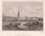 Rhenen Rheenen Staalgravure Terwen 1858, Antiek en Kunst, Ophalen of Verzenden